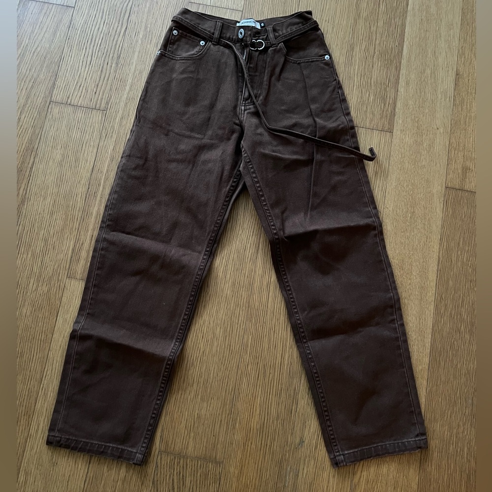 Joyrich Los Angeles Brown Denim Barrel Jeans Size XS